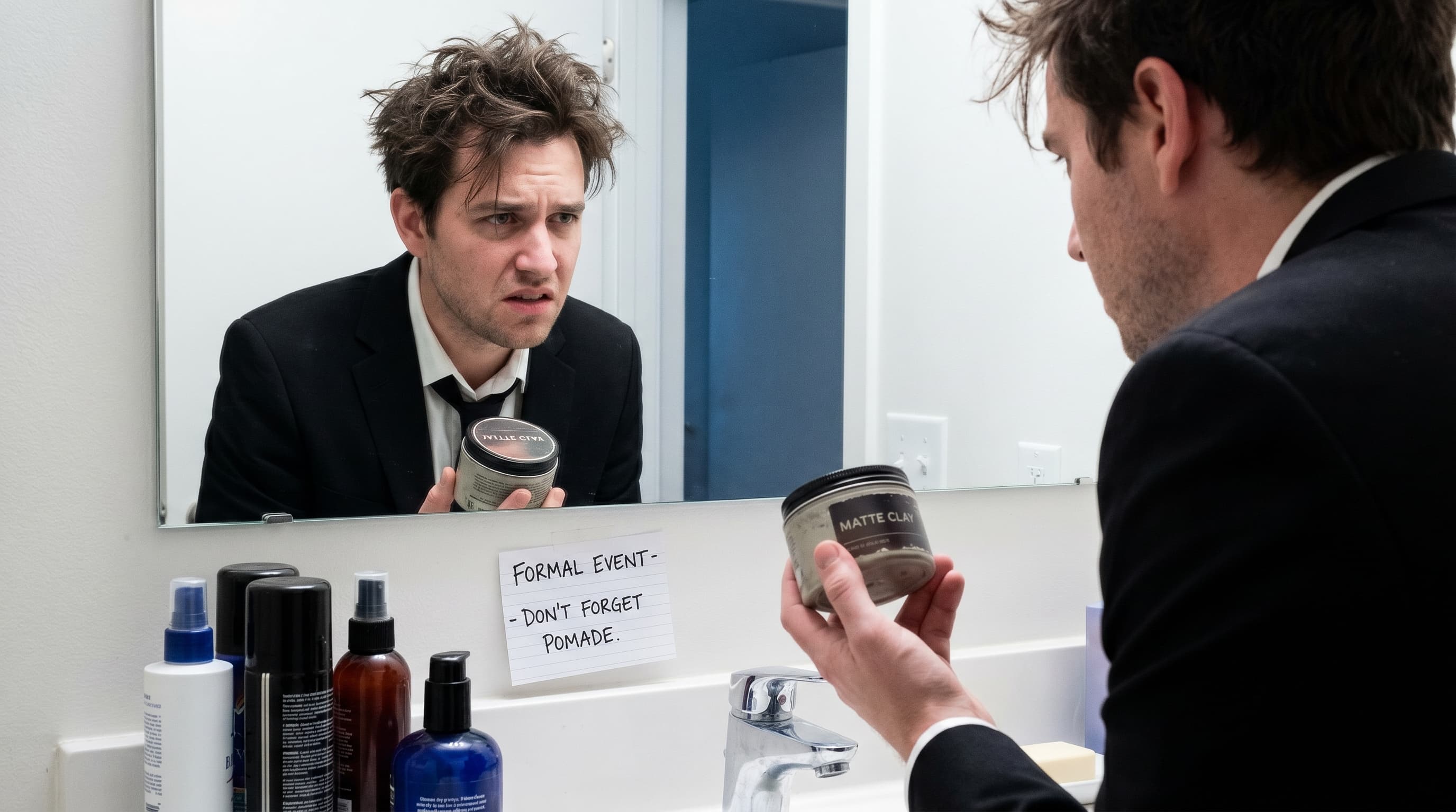 Common hair styling mistake: men using same product for every style and occasion
