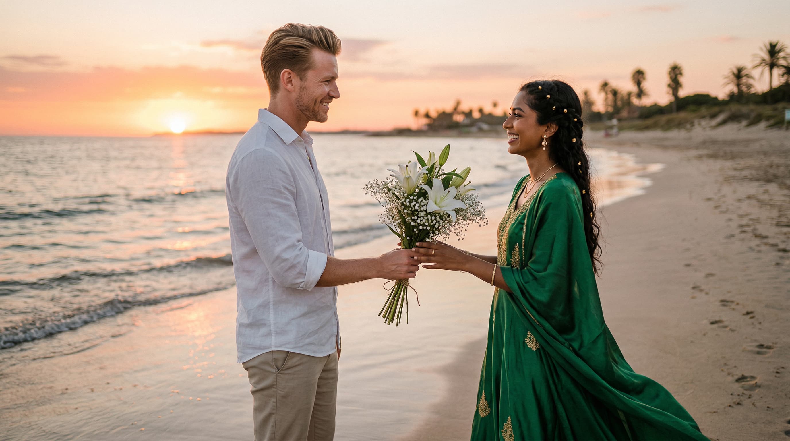 Man with styled hair making a powerful first impression on a first date