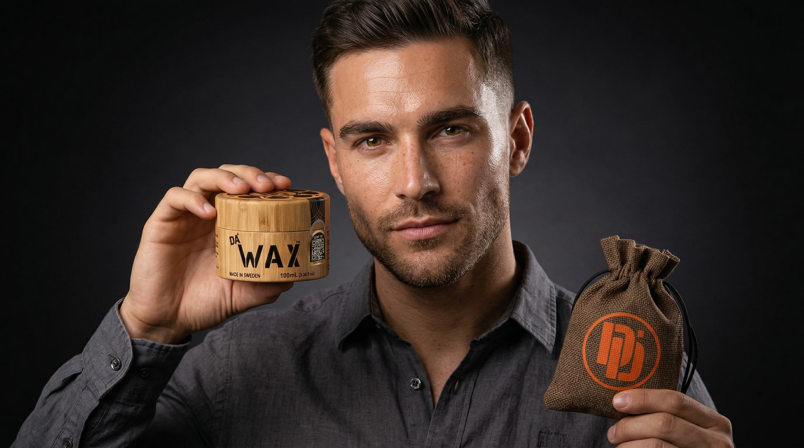 Da'Dude Da'Wax strong hold hair styling wax for men