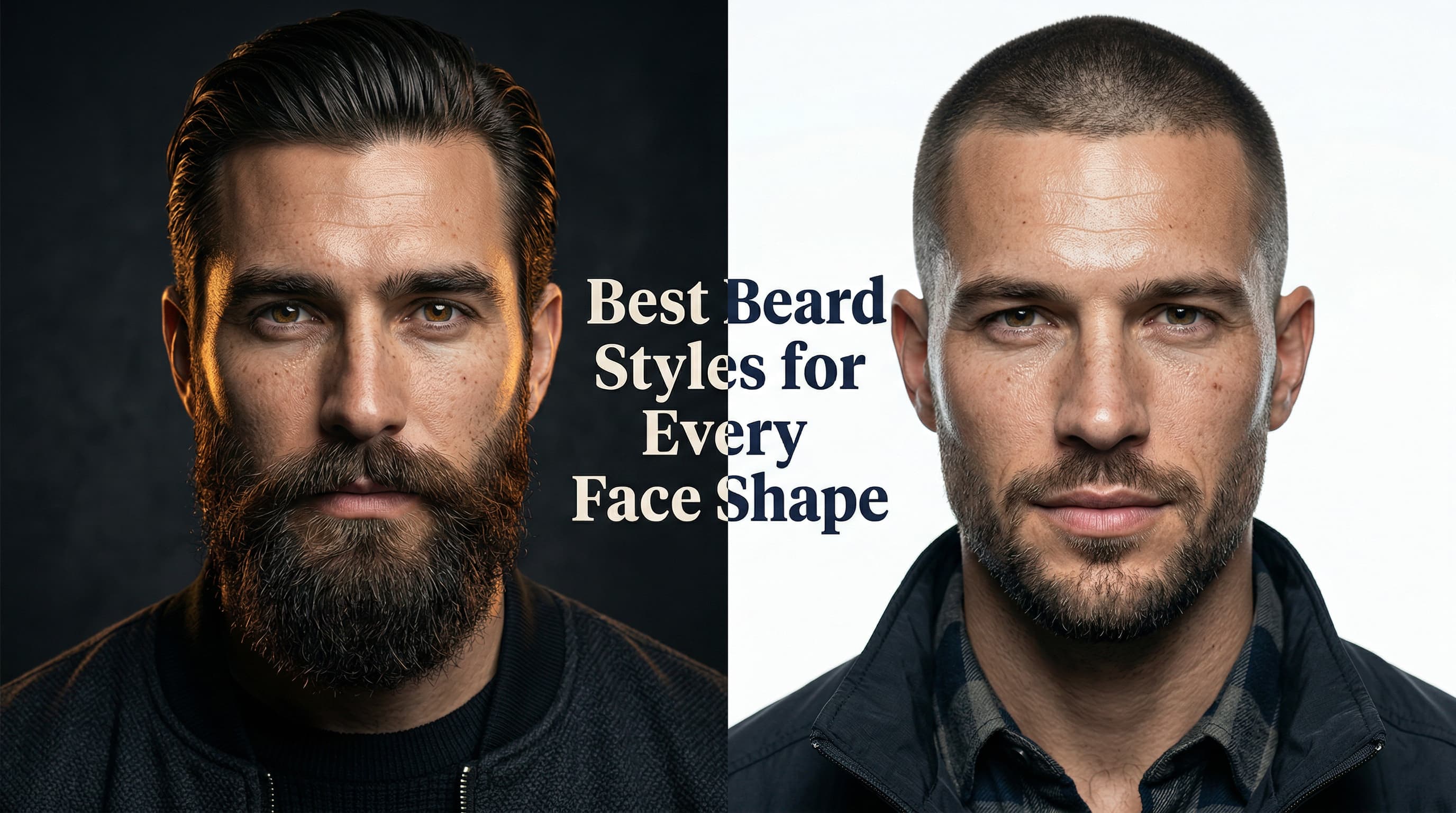 Beard styles guide for every face shape — long and short beard looks for men