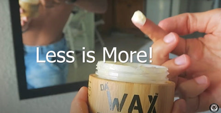 Less is more with Da'Dude Da'Wax Men's hairstyling wax