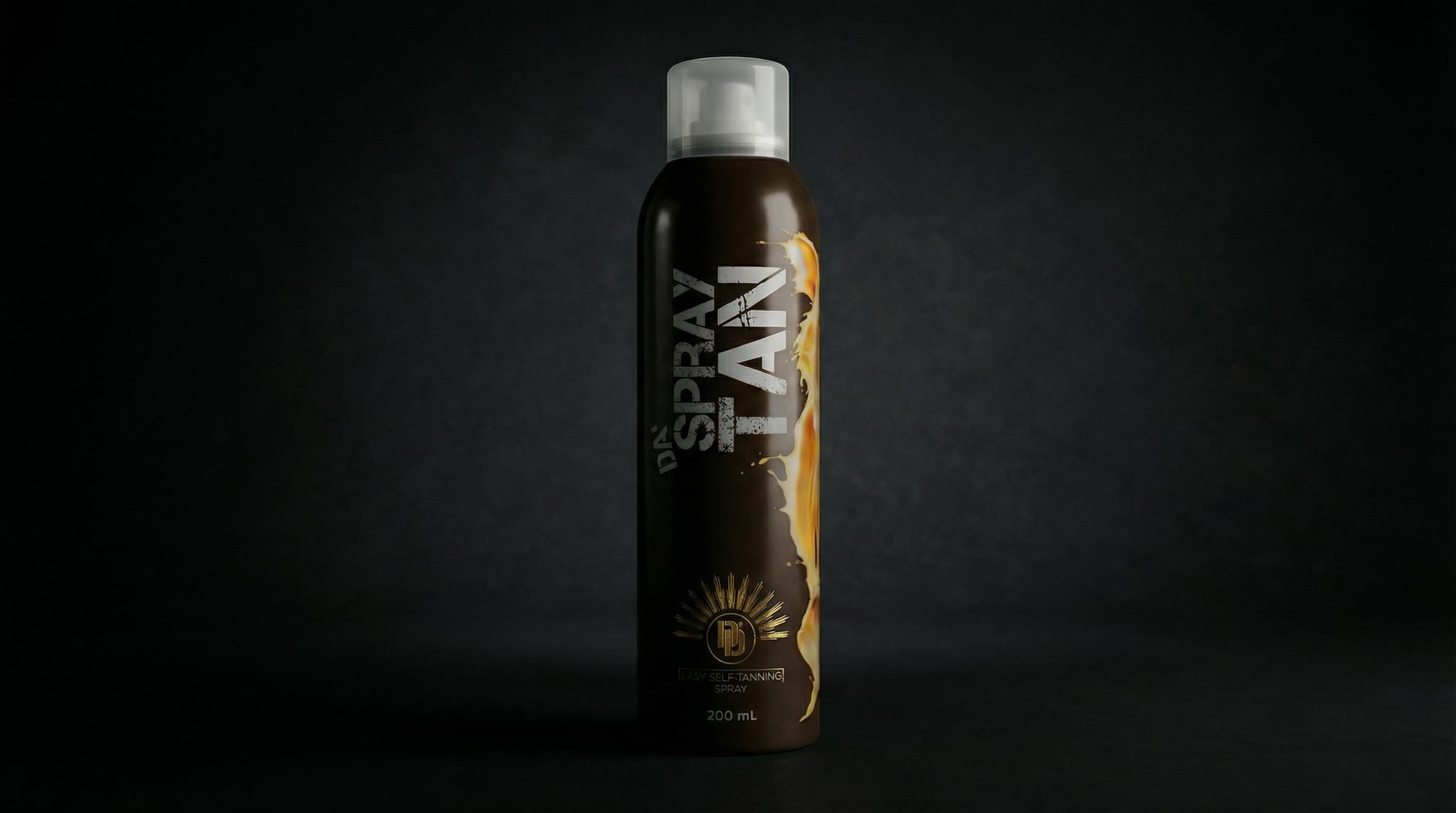 self tanning spray bottle with DHA for safe sunless tan application