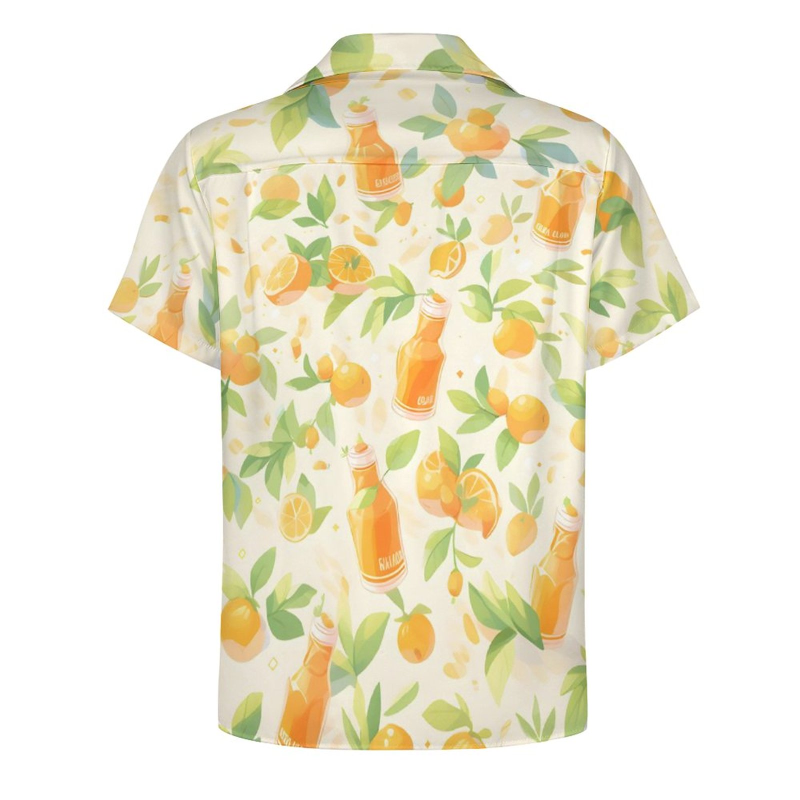 Aloha'n'Irie～From Sweet Hawaii Nei～ Sunset Citrus Hawaiian Shirt | Vibrant Orange Aloha Top for