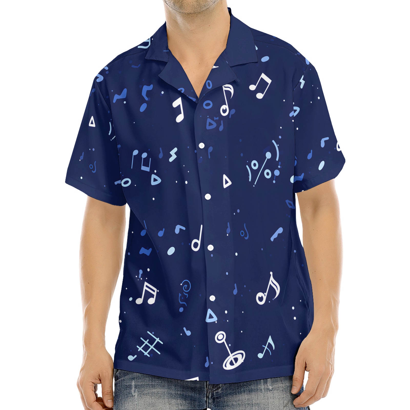 NIKI 着用【Rolling Studios 】 HAWAIAN SHIRT MUSIC NOTE Nicky-sameless-pattern-of-