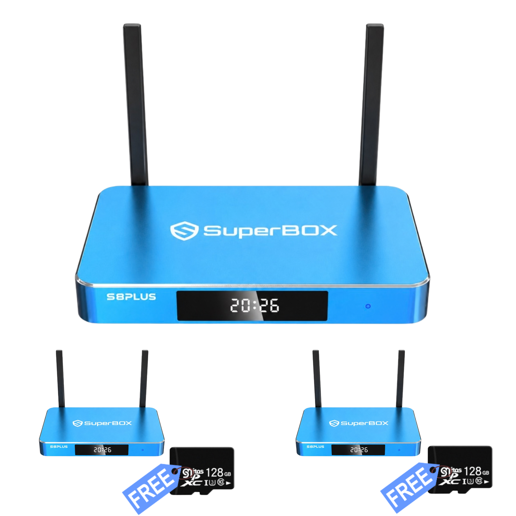 Superbox S8 Plus (2-Pack) Bundle