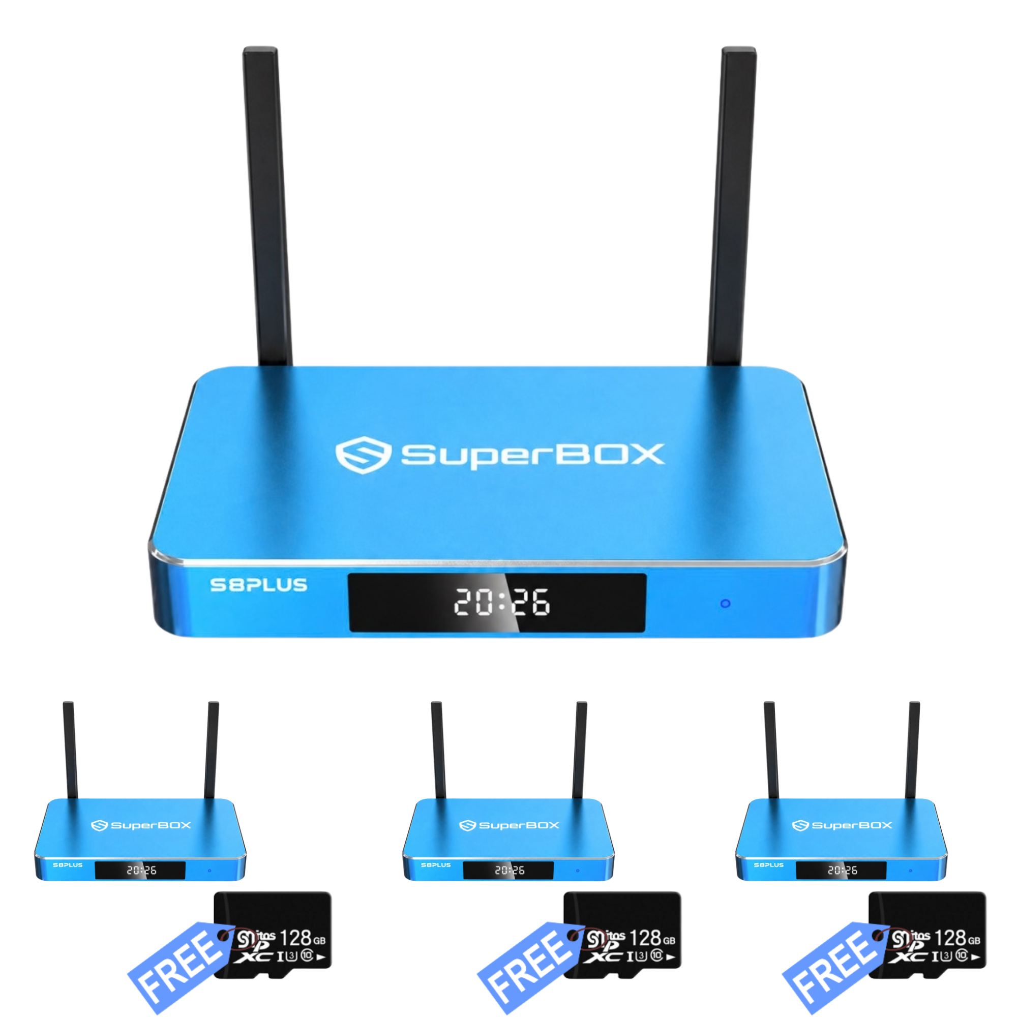 Superbox S8 Plus (3-Pack) Bundle