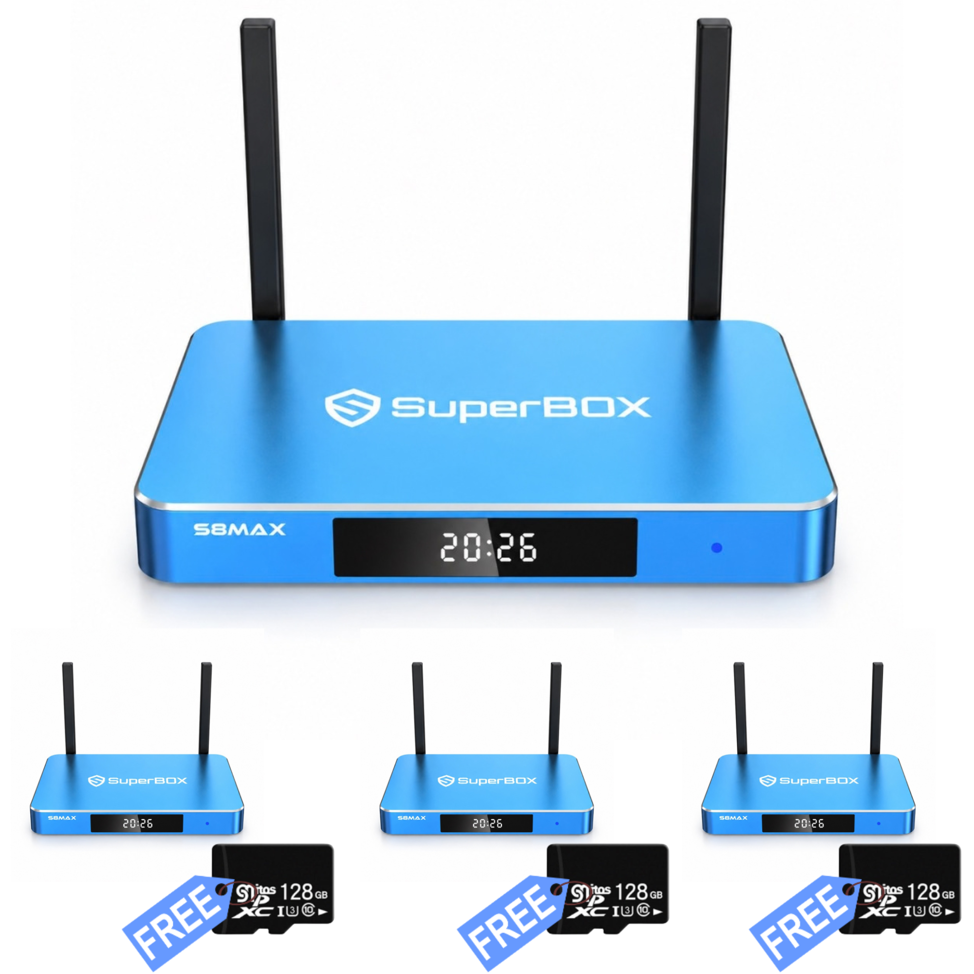 Superbox S8 Max (3-Pack) Bundle