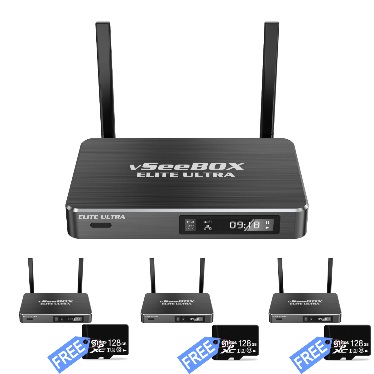 vSeeBox Elite Ultra (3-Pack) Bundle