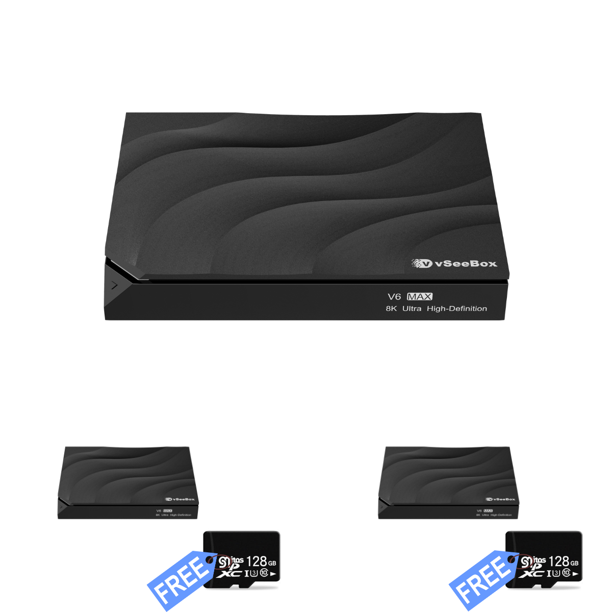 vSeeBox V6 Max (2-Pack) Bundle