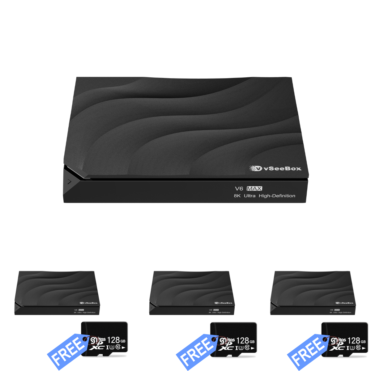 vSeeBox V6 Max (3-Pack) Bundle