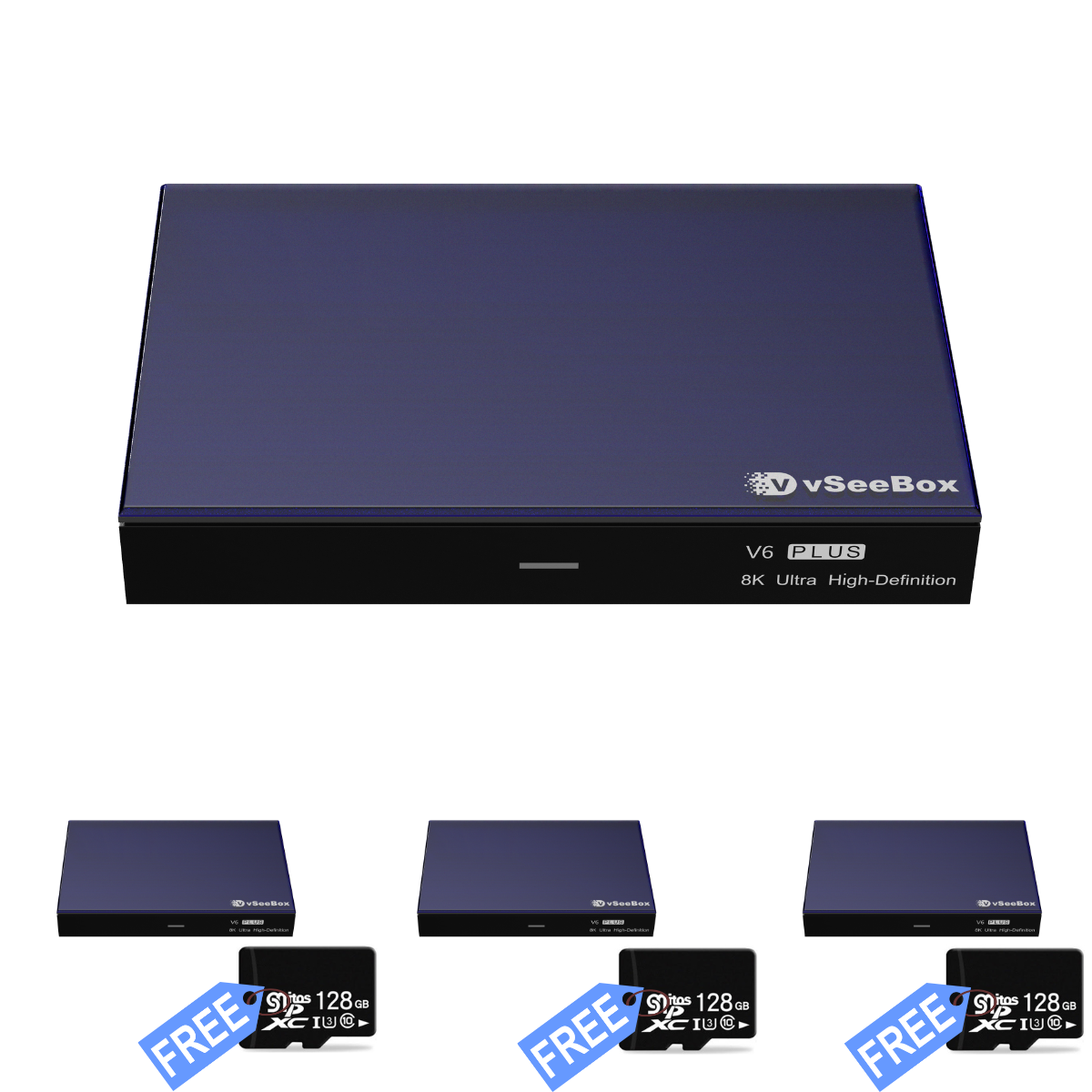 vSeeBox V6 Plus (3-Pack) Bundle