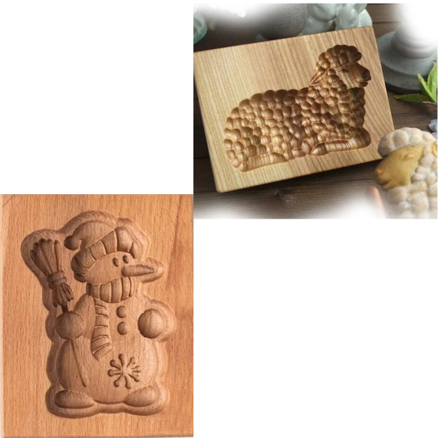 🔥Early Christmas Hot Sales⏰💖WOOD PATTERNED COOKIE CUTTER - EMBOSSING MOLD FOR COOKIES🔥BUY 1 GET 1 FREE🔥