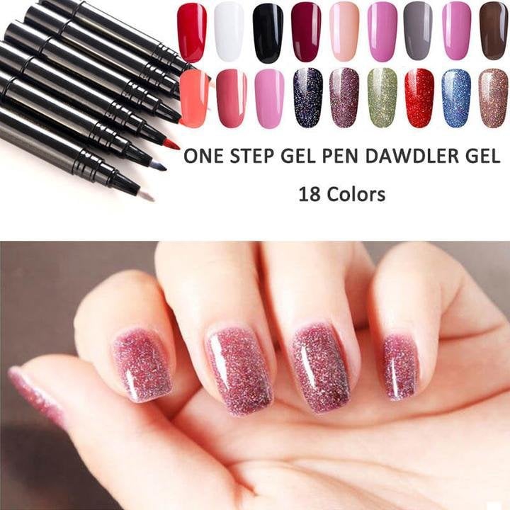 🎄Christmas Hot Sale- SAVE- 50% OFF🔥One Step Nail Gel Pen✅Eco-friendly & Tasteless