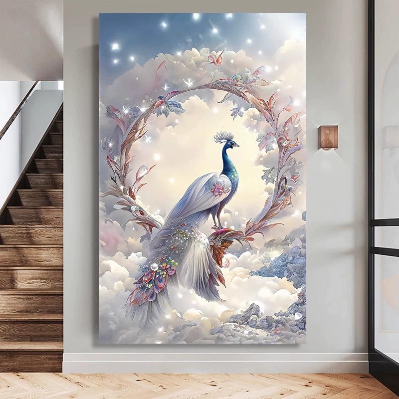 DIY Peacock Diamond Painting