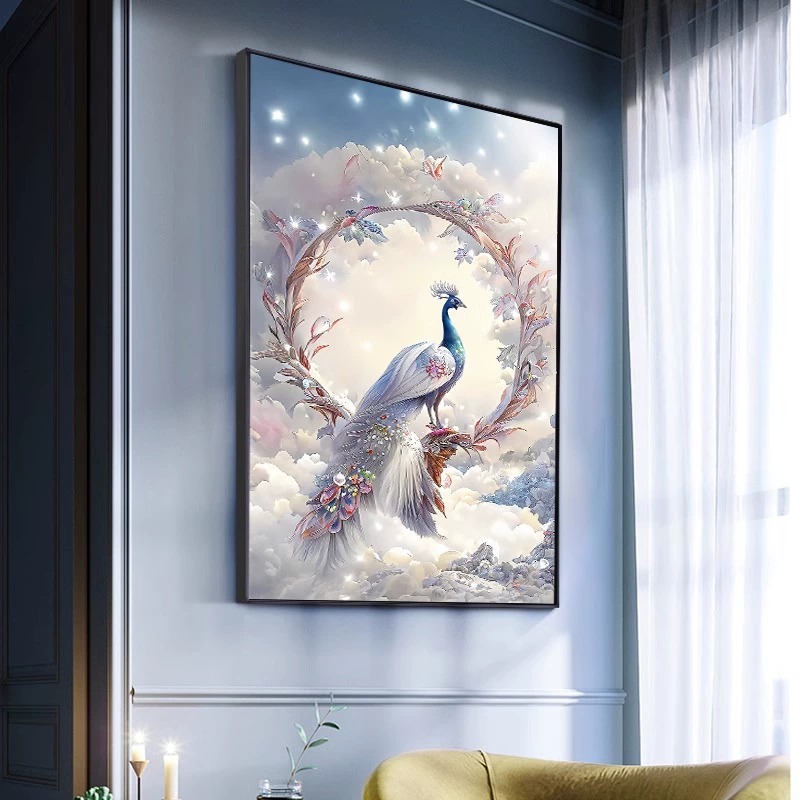 DIY Peacock Diamond Painting