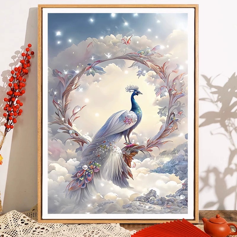 DIY Peacock Diamond Painting