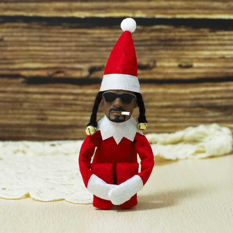 (🎄✨Christmas Hot Sale) Snoop On A Stoop Christmas Elf Doll