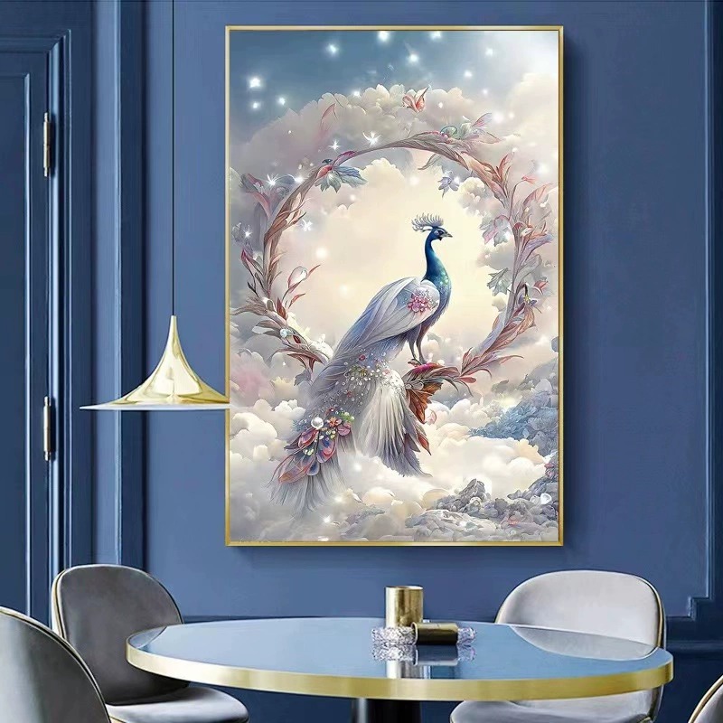 DIY Peacock Diamond Painting