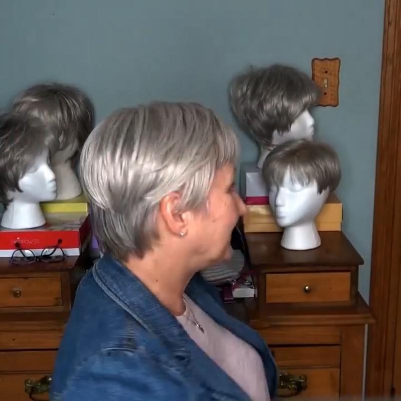 SUMMER HOT SALE🔥 65% OFF|SHORT NATURAL HAIR TOPPERS With Bangs