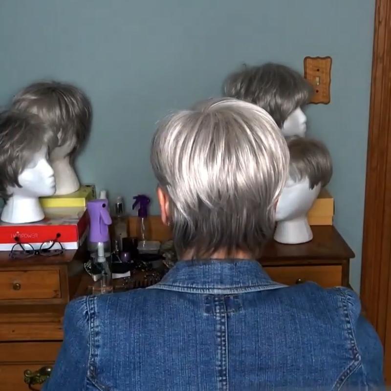 SUMMER HOT SALE🔥 65% OFF|SHORT NATURAL HAIR TOPPERS With Bangs