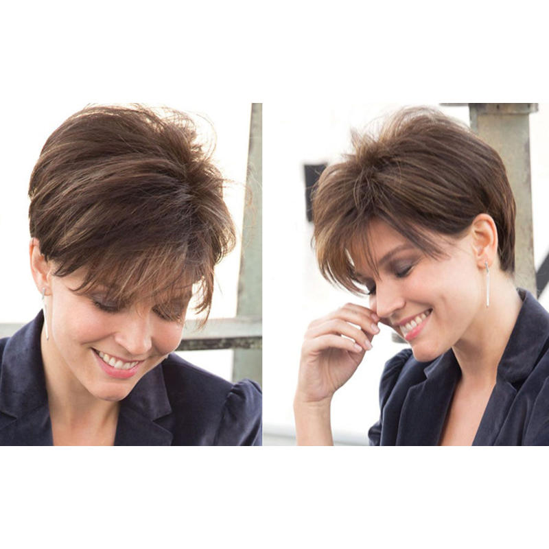 SUMMER HOT SALE🔥 65% OFF|SHORT NATURAL HAIR TOPPERS With Bangs