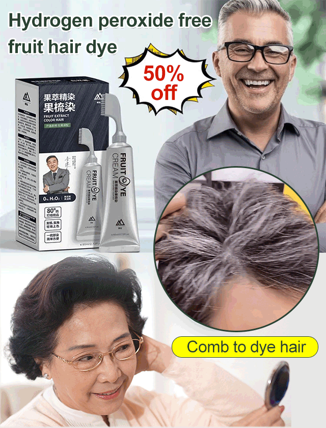 Fruit and vegetable hair dye