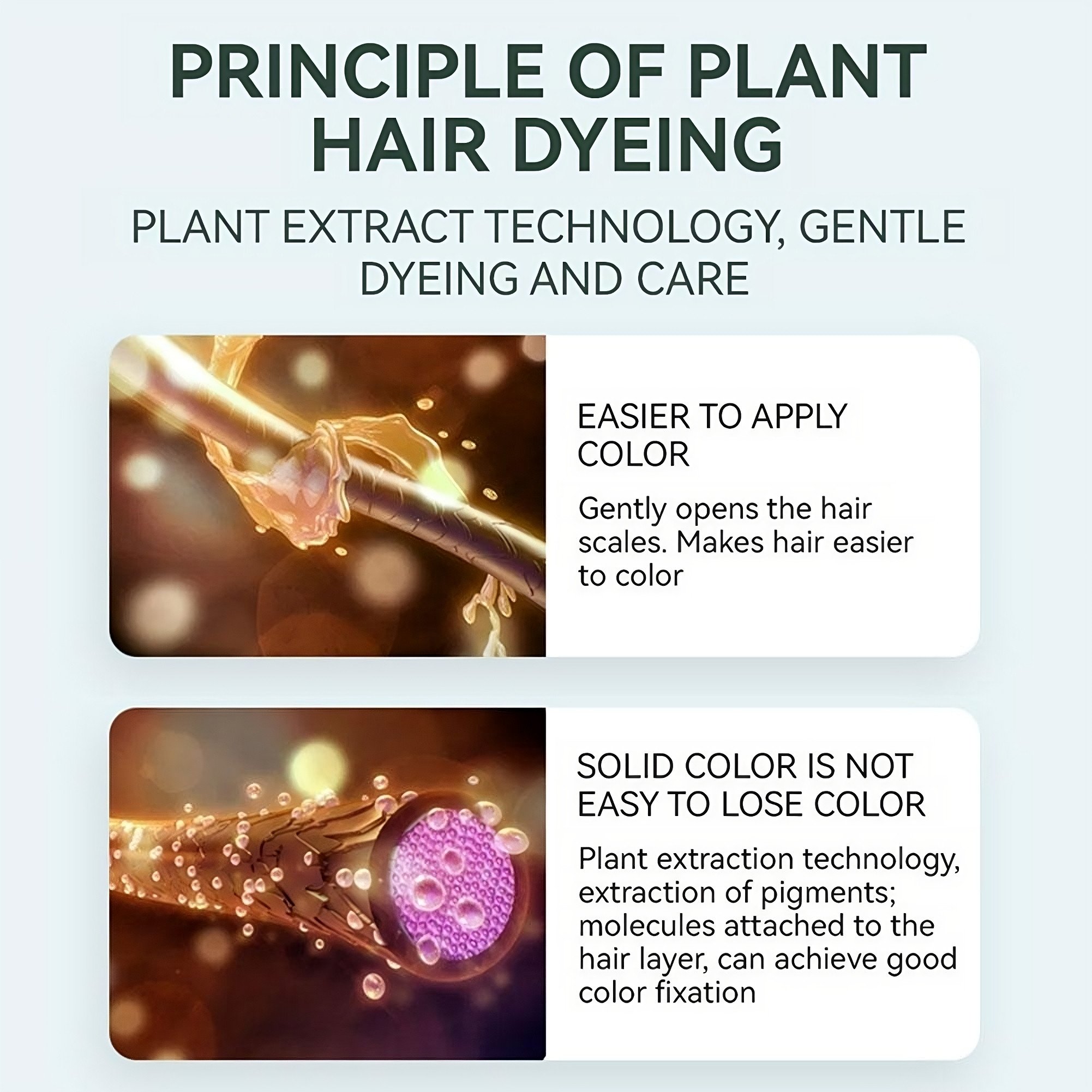Fruit and vegetable hair dye