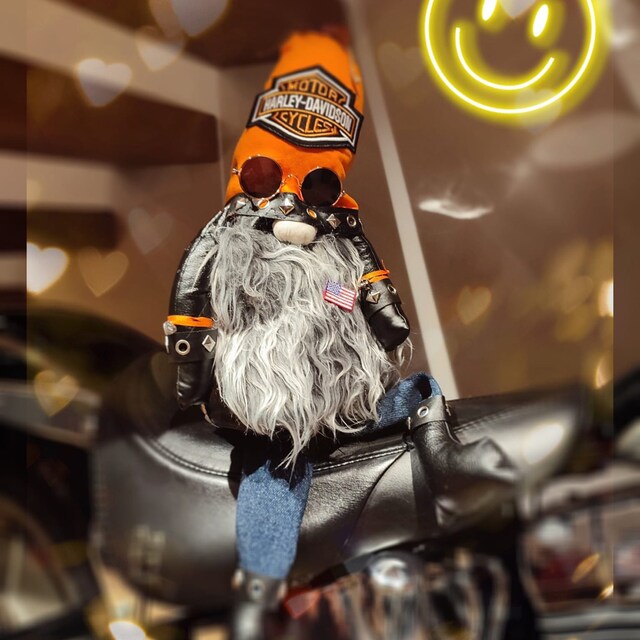 🔥LAST DAY UP TO 62% OFF🔥Cool Harley Biker Gnome