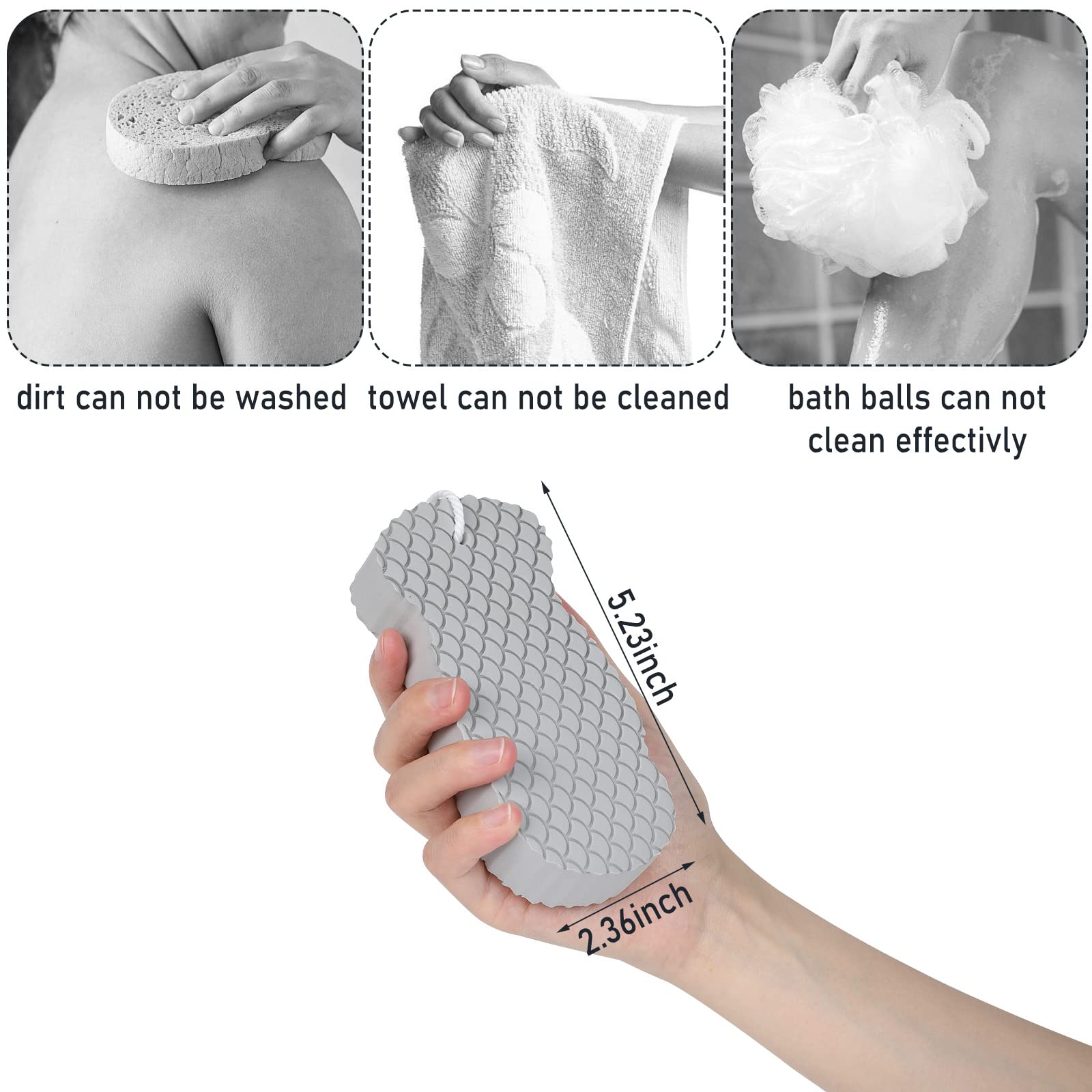 🎁2023-Christmas Hot Sale🎁 Super Soft Exfoliating Bath Sponge🧽