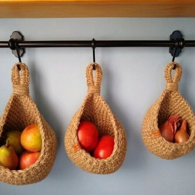 49% OFF-Hanging Wall Vegetable Fruit Baskets
