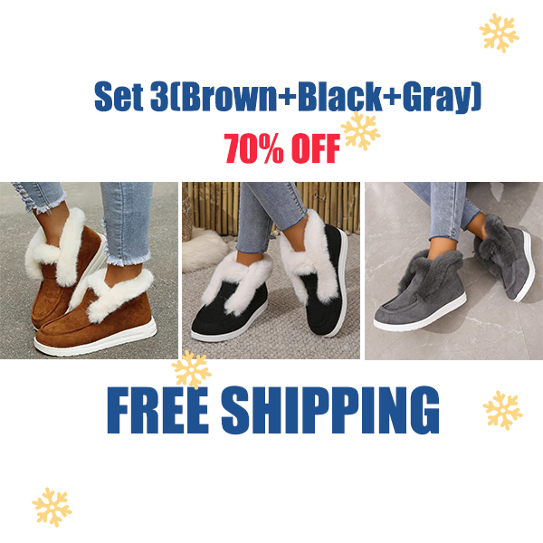 🔥Last Day Promotion 50% OFF - Women's Warm Wool Orthopedic Snow Boots-Buy 2 Free Shipping