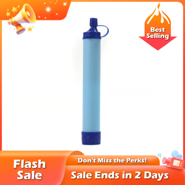🏆Flash Sale⚡ 50K+ SOLD! Almost Gone-💥Personal Straw Water Filter for Camping, Hiking, Survival, Emergency, Travel