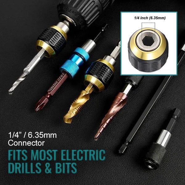 🎁Hot Sale🎁Quick-release Hexagon Drill Bit Coupling