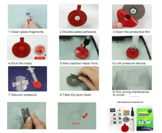 Automotive Glass Nano Repair Fluid