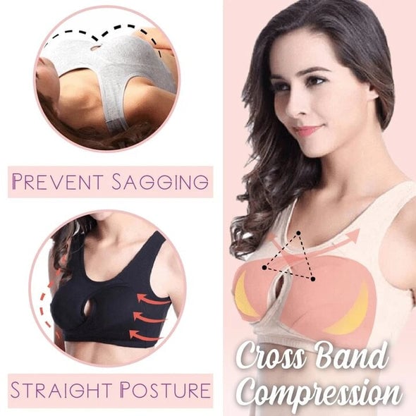 🔥Last Day 49% OFF😍-Pure Cotton Instantly lifts Anti-Sagging Wirefree Bra(Fast VIP Shipping Today)⚡