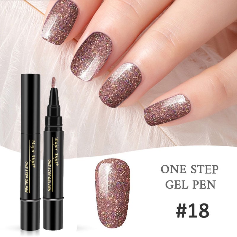 🎄Christmas Hot Sale- SAVE- 50% OFF🔥One Step Nail Gel Pen✅Eco-friendly & Tasteless