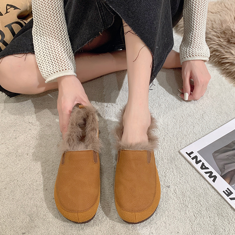 Last Day Sale 66% Off - Women's Warm Wool Leather Soft Anti-Slip Shoes