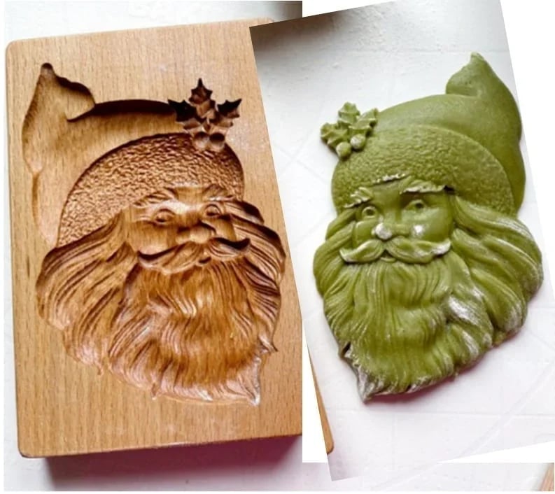 🔥Early Christmas Hot Sales⏰💖WOOD PATTERNED COOKIE CUTTER - EMBOSSING MOLD FOR COOKIES