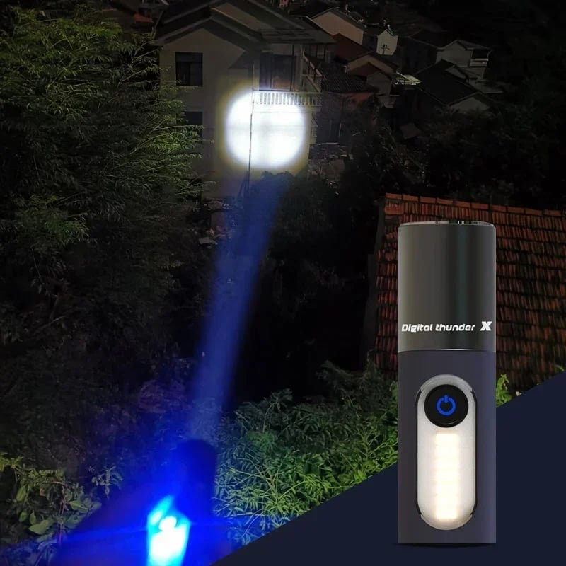 🔥Last Day Promotion - 49% OFF🔥LED Rechargeable Tactical Laser Flashlight 80000 High Lumens