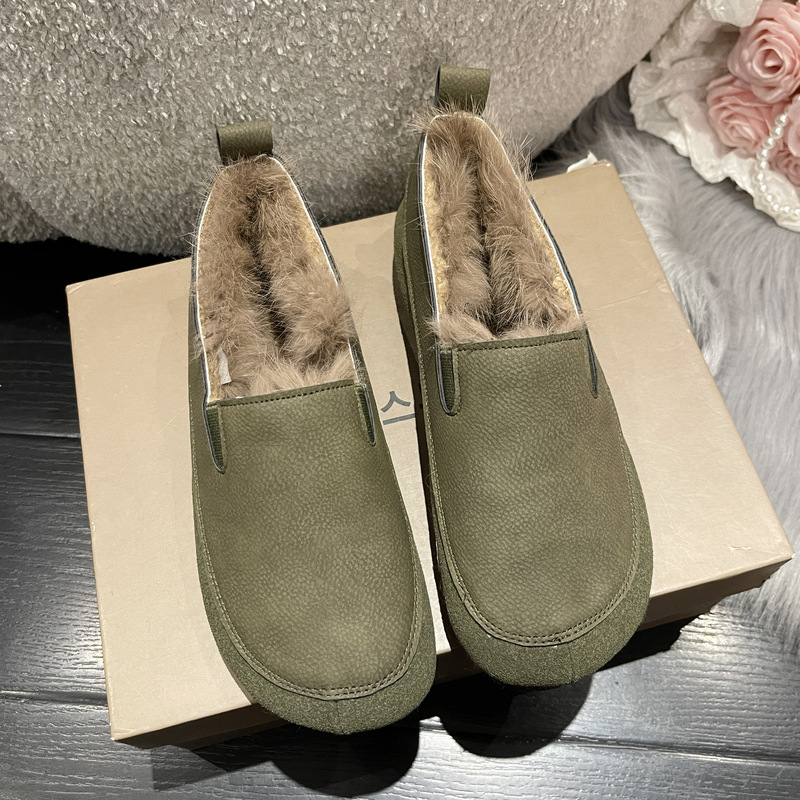 Last Day Sale 66% Off - Women's Warm Wool Leather Soft Anti-Slip Shoes