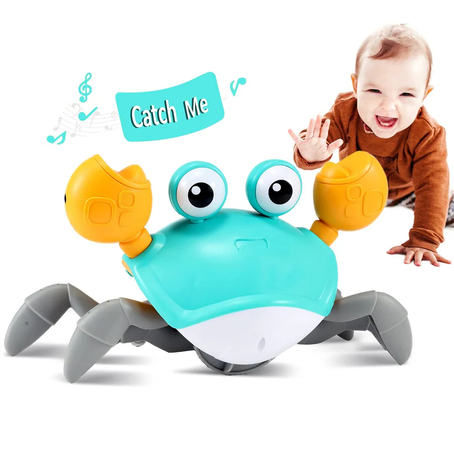 Scuttle & Groove Crawling Crab – Baby Fun Tummy Time & Crawling Buddy