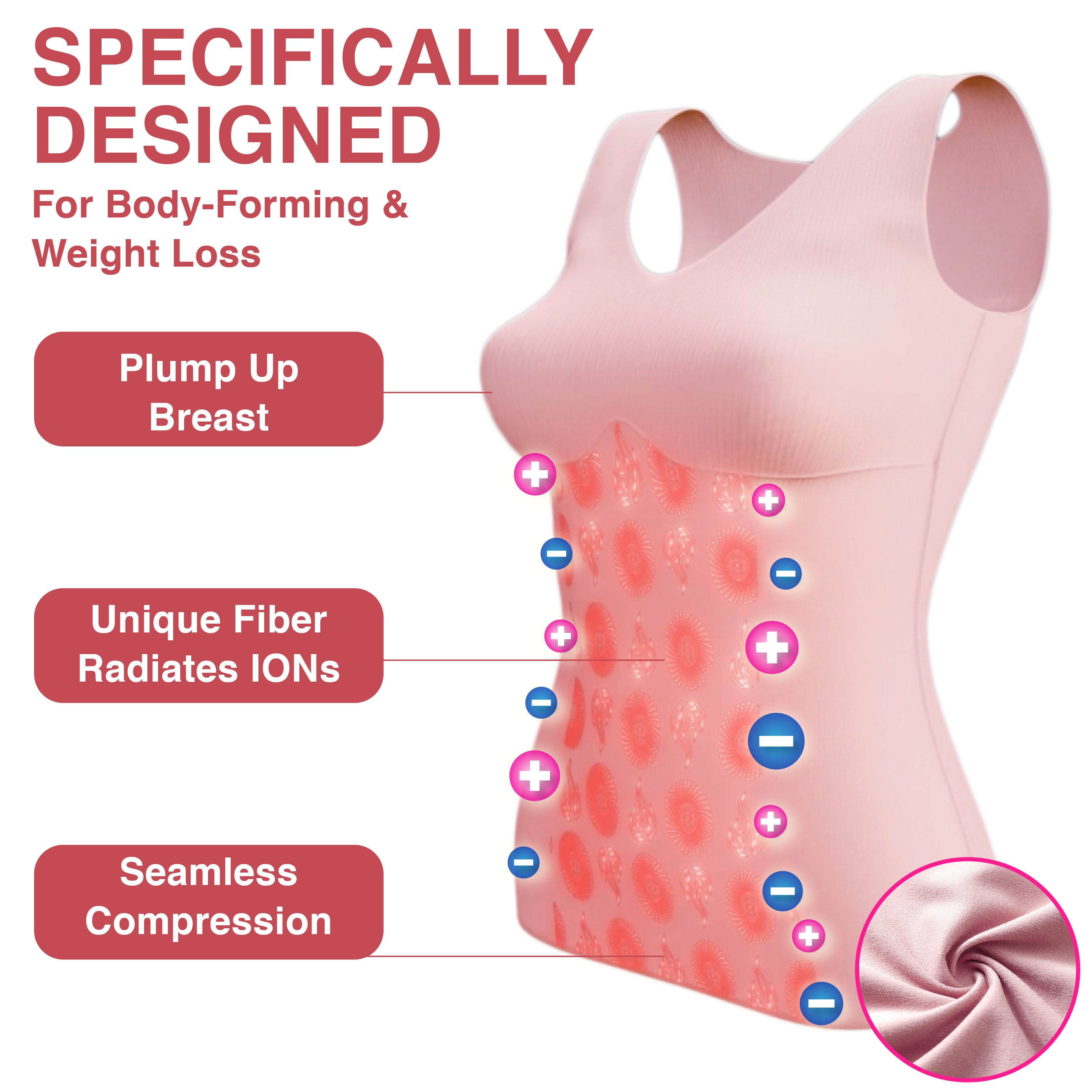 FiberFit™ Hourglass Sculpting Self Heating Vest