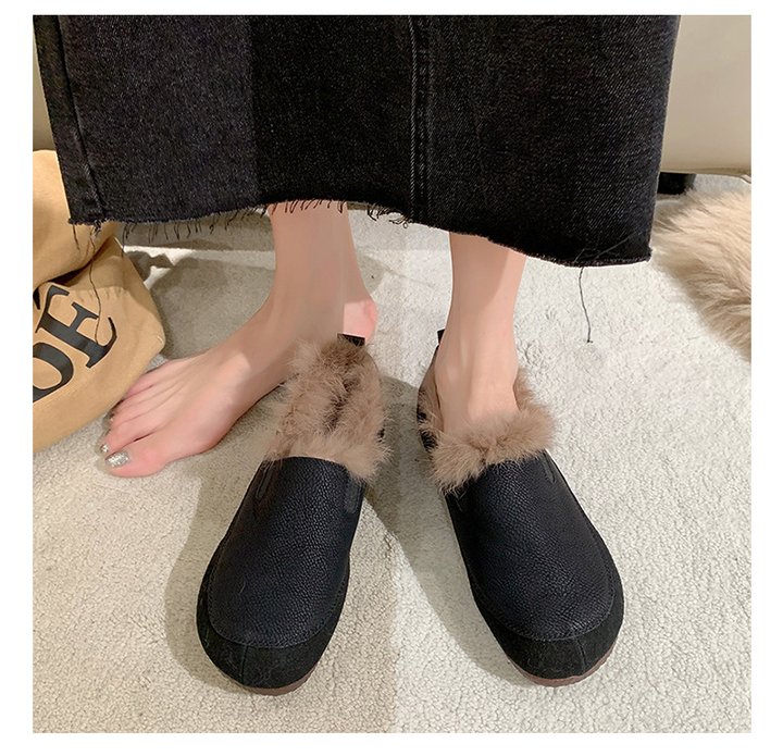 Last Day Sale 66% Off - Women's Warm Wool Leather Soft Anti-Slip Shoes