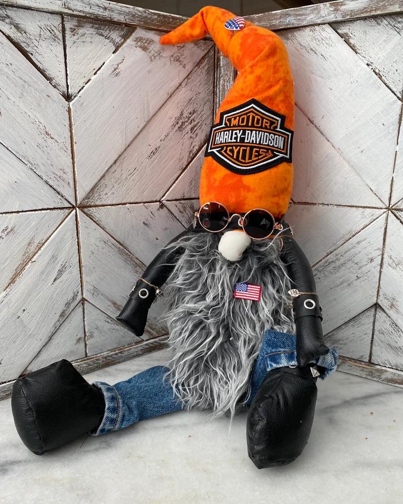 🔥LAST DAY UP TO 62% OFF🔥Cool Harley Biker Gnome