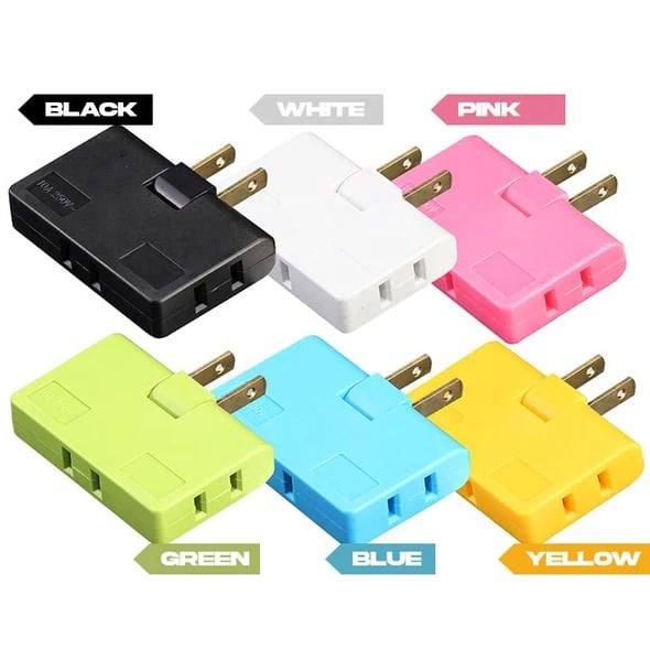 🔥🎁2023-Christmas Hot Sale🎁 - 49% OFF)180 Degrees Rotatable Socket Converter