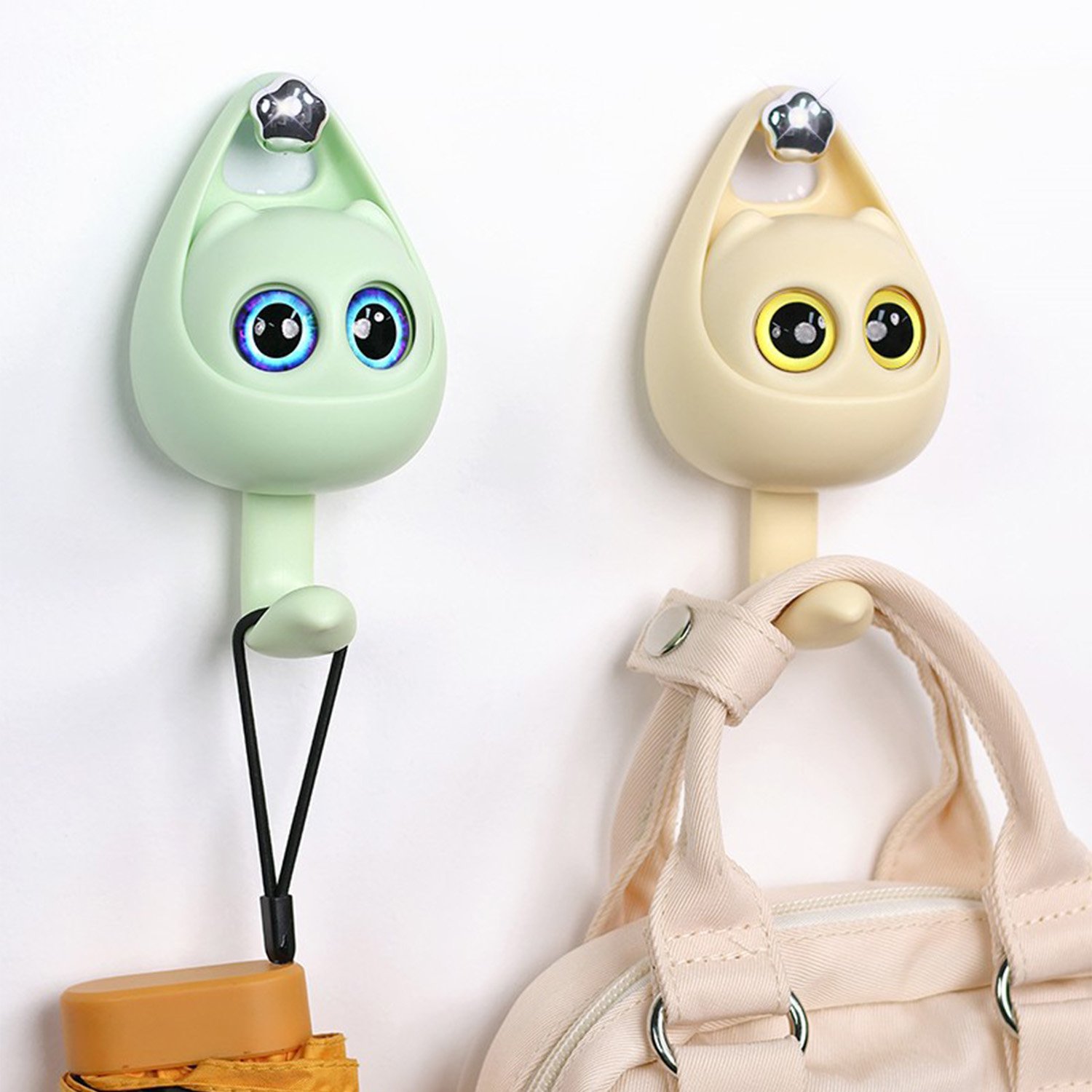 Creative Wink Cat Adhesive Hooks
