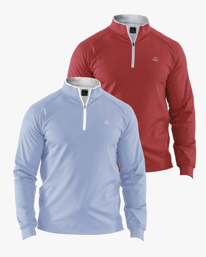 Performance Quarter Zip Pullover 2-Pack-DEOLAX