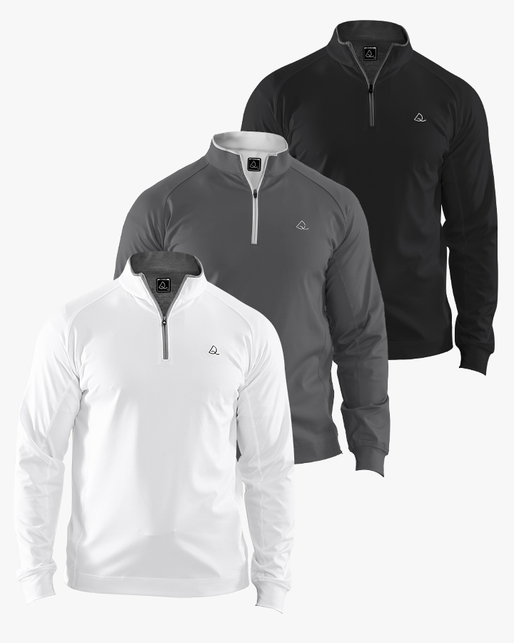 Performance 1/4 Zip Pullover 3-Pack