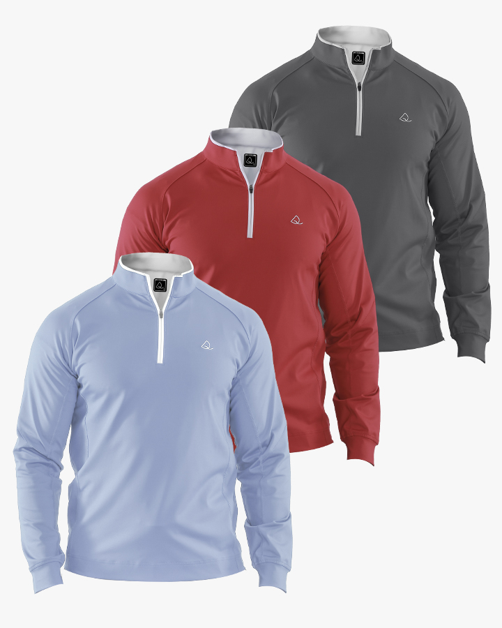 Performance 1/4 Zip Pullover 3-Pack