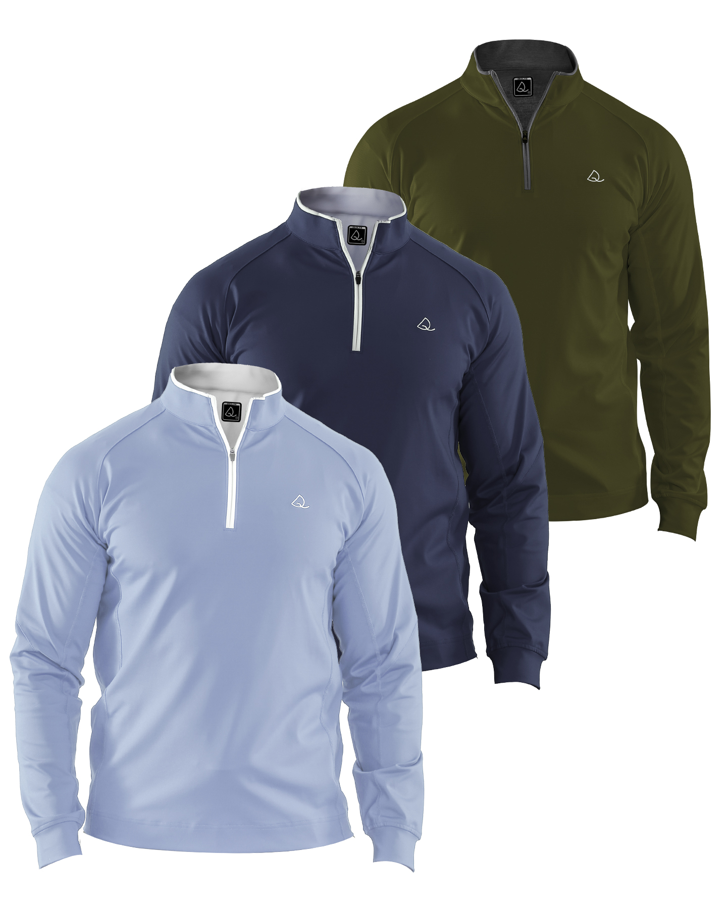 Performance 1/4 Zip Pullover 3-Pack